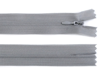 Fermeture à glissière invisible en nylon No 3, longueur 35 cm, Dederon