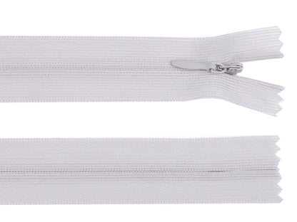 Fermeture à glissière invisible en nylon No 3, longueur 60 cm, Dederon