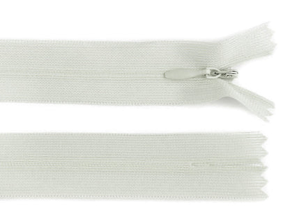 Fermeture à glissière invisible en nylon No 3, longueur 60 cm, Dederon