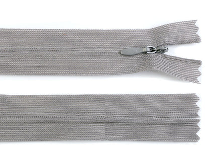 Fermeture à glissière invisible en nylon No 3, longueur 60 cm, Dederon