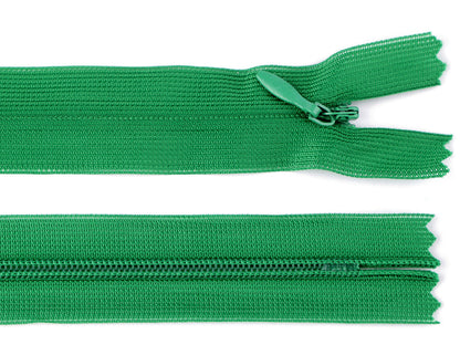 Fermeture à glissière invisible en nylon No 3, longueur 40 cm, Dederon