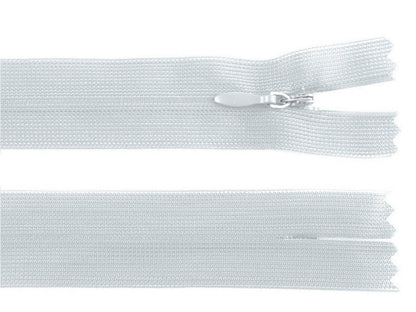 Fermeture à glissière invisible en nylon No 3, longueur 40 cm, Dederon