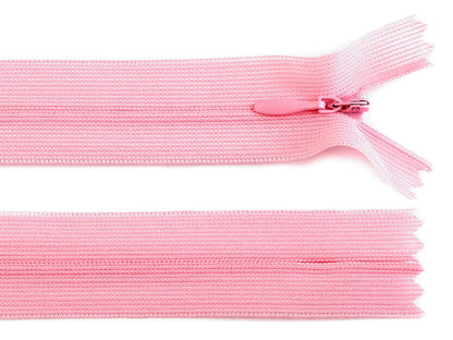 Fermeture à glissière invisible en nylon No 3, longueur 40 cm, Dederon