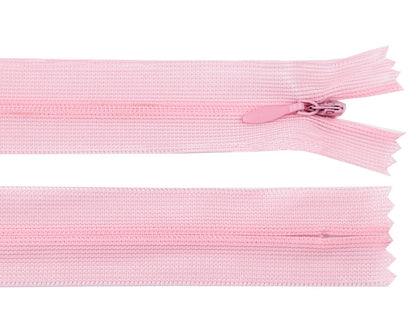Fermeture à glissière invisible en nylon No 3, longueur 30 cm, Dederon