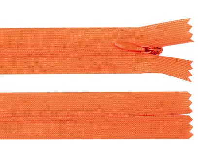 Fermeture à glissière invisible en nylon No 3, longueur 30 cm, Dederon