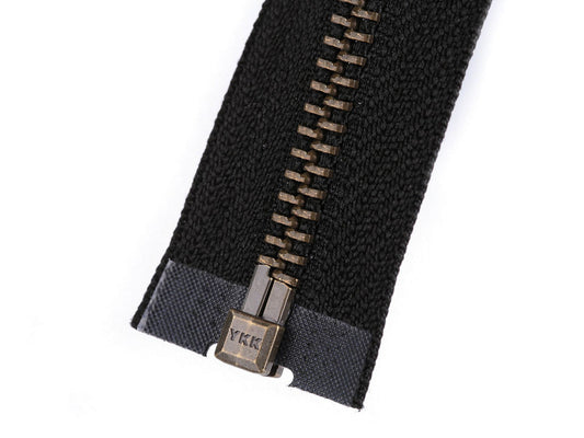 FAG YKK en laiton antique, No5 65cm séparable