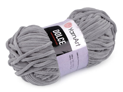 Fil à tricoter chenille YarnArt Dolce, 100 g
