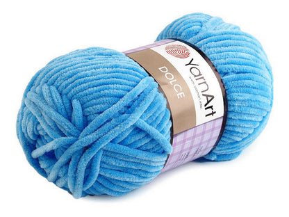 Fil à tricoter chenille YarnArt Dolce, 100 g