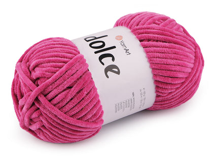 Fil à tricoter chenille YarnArt Dolce, 100 g