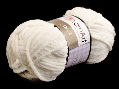 Fil à tricoter chenille YarnArt Dolce, 100 g