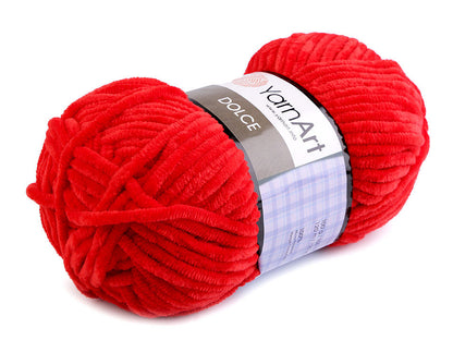 Fil à tricoter chenille YarnArt Dolce, 100 g