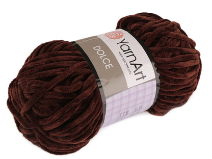 Fil à tricoter chenille YarnArt Dolce, 100 g