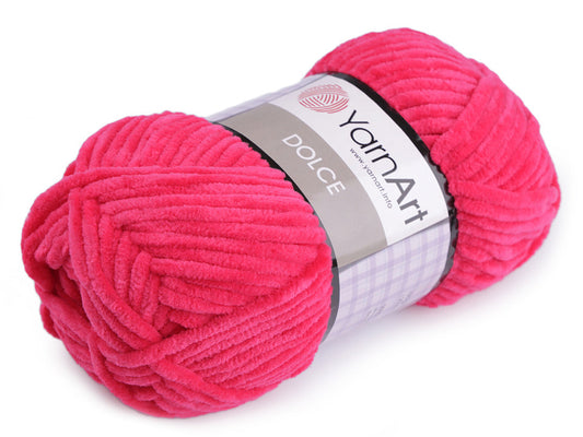 Fil à tricoter chenille YarnArt Dolce, 100 g