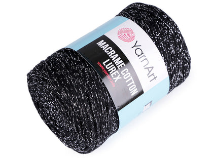 Pelote Macramé Coton avec lurex, 250 g