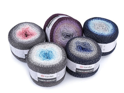 Fil à tricoter Flowers Moonlight, 260 g