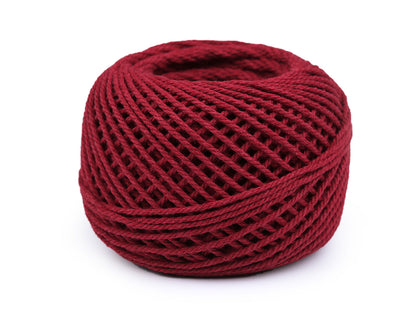 Fil de coton macramé, 40 g, peigné