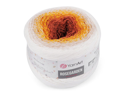Fil à tricoter en coton Rosegarden, 250 g