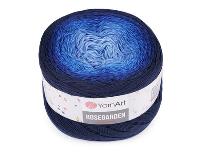 Fil à tricoter en coton Rosegarden, 250 g