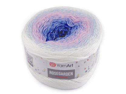 Fil à tricoter en coton Rosegarden, 250 g