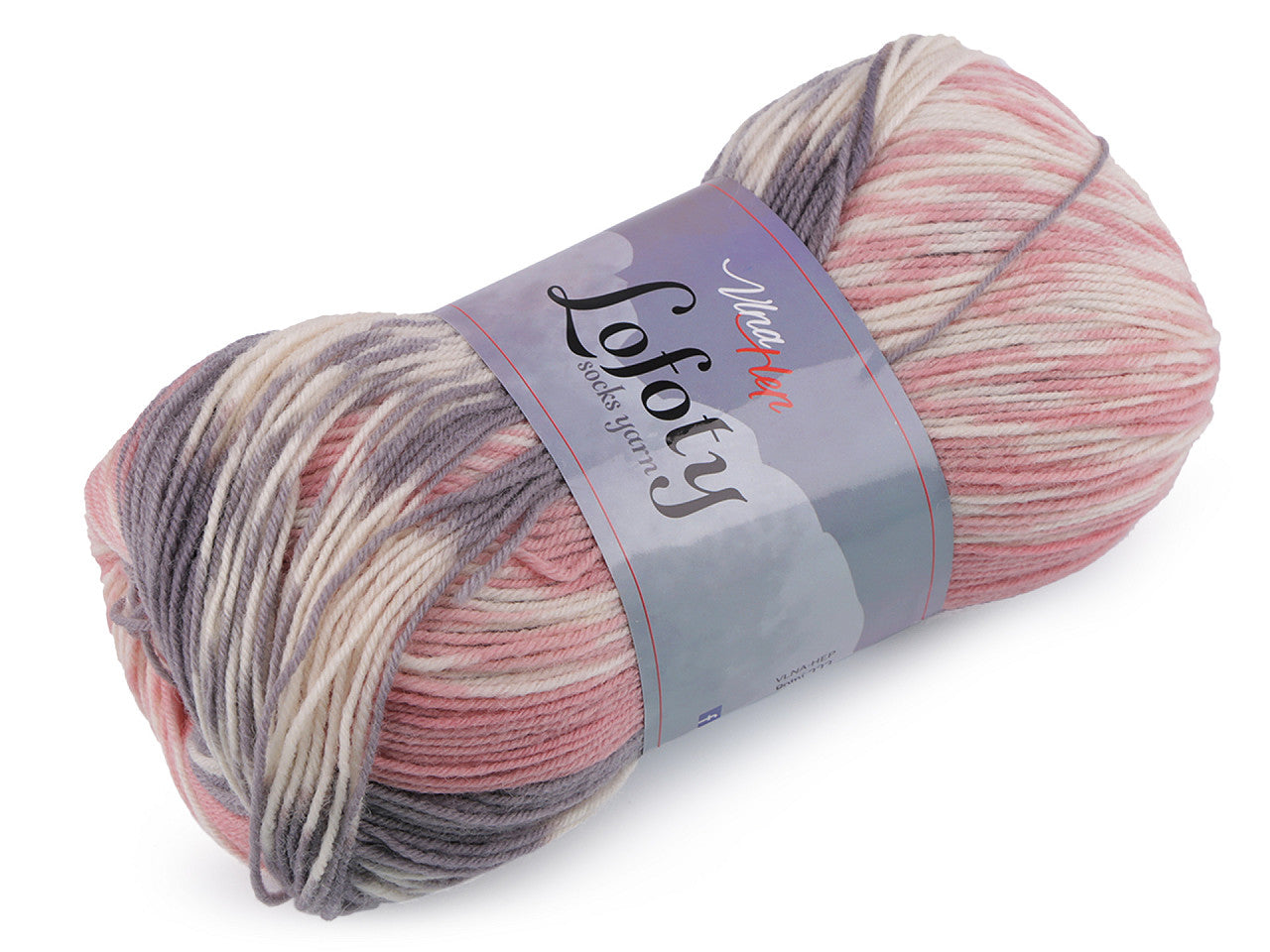 Fil à tricoter auto-motifs Lofoty pour chaussettes, 100 g