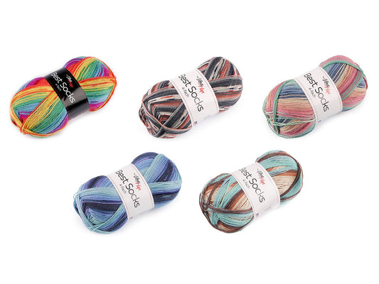 Laine à chaussettes autorayante Best Socks, 100 g