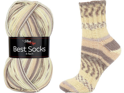 Laine à chaussettes autorayante Best Socks, 100 g