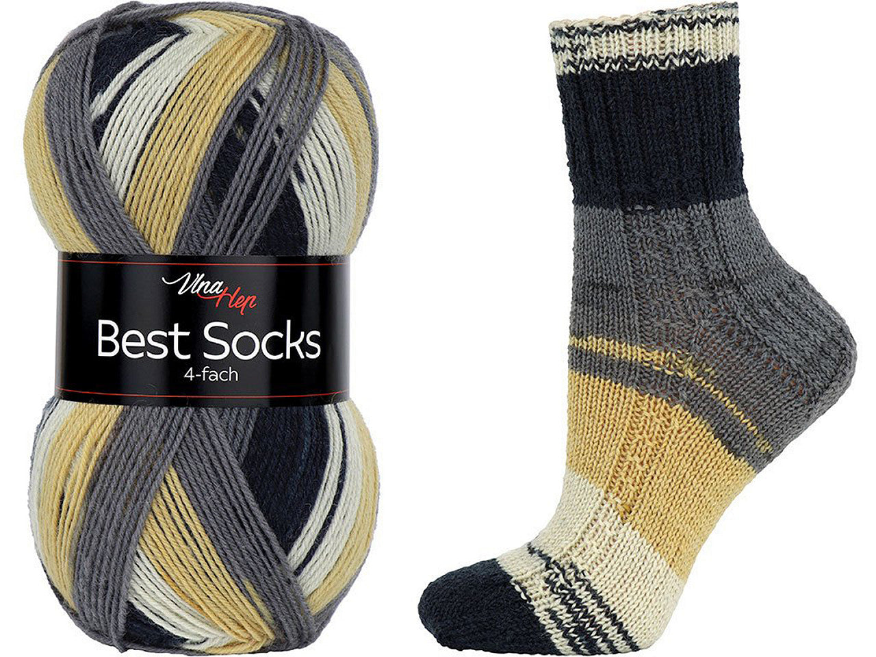 Laine à chaussettes autorayante Best Socks, 100 g