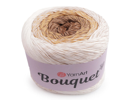 Cake Bouquet YARNART en coton, 250 g