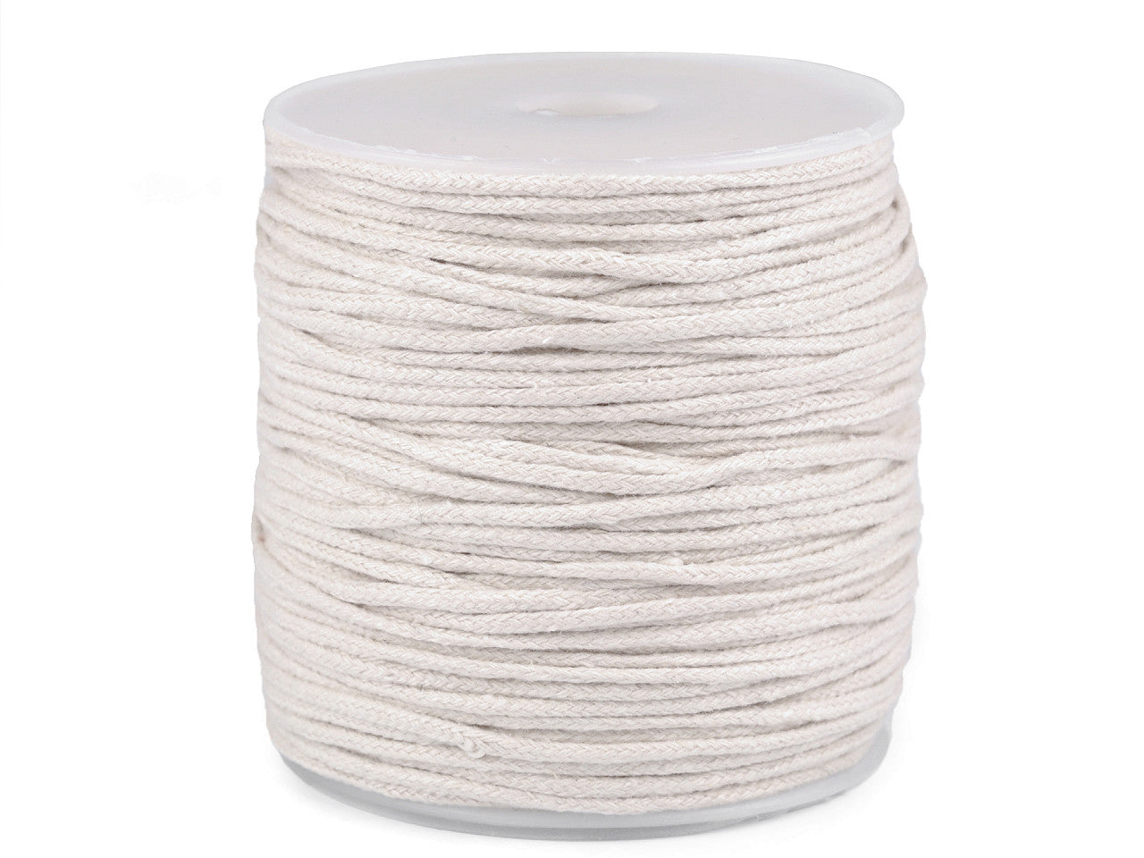 Mèche de coton tressée pour bougies, Ø 2 mm