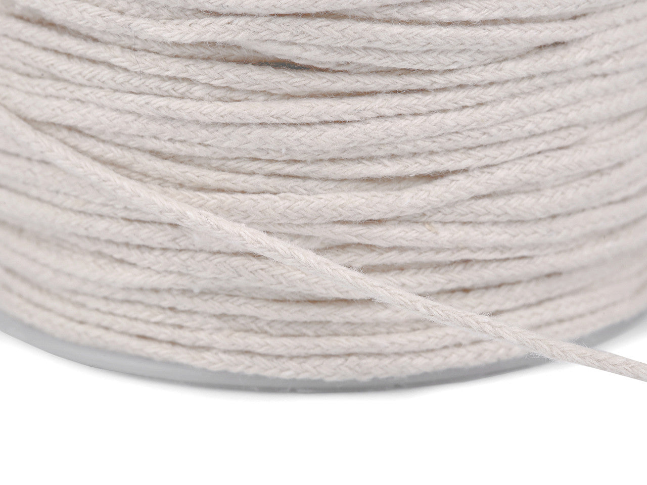 Mèche de coton tressée pour bougies, Ø 2 mm