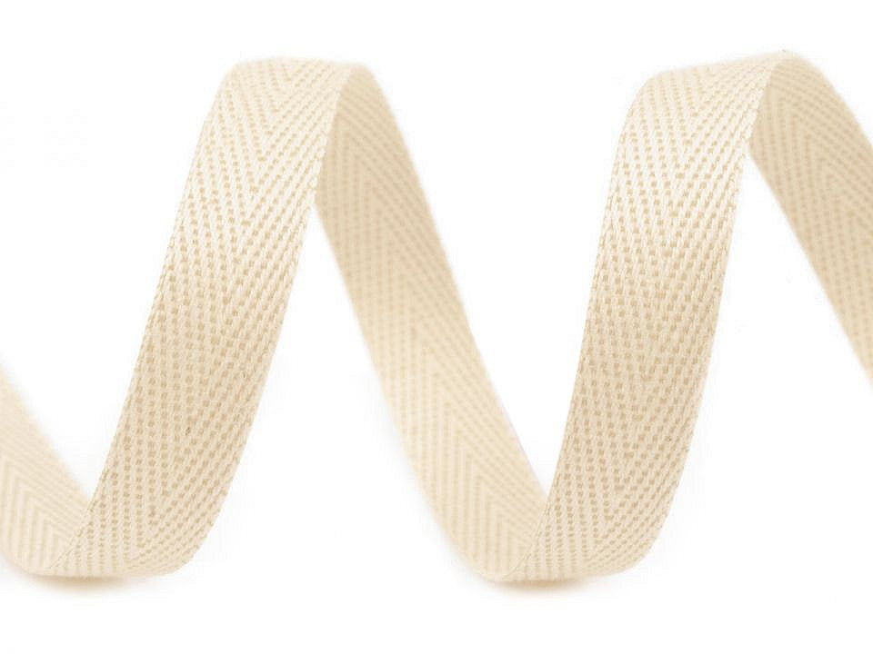 Ruban sergé à chevrons largeur 12 mm