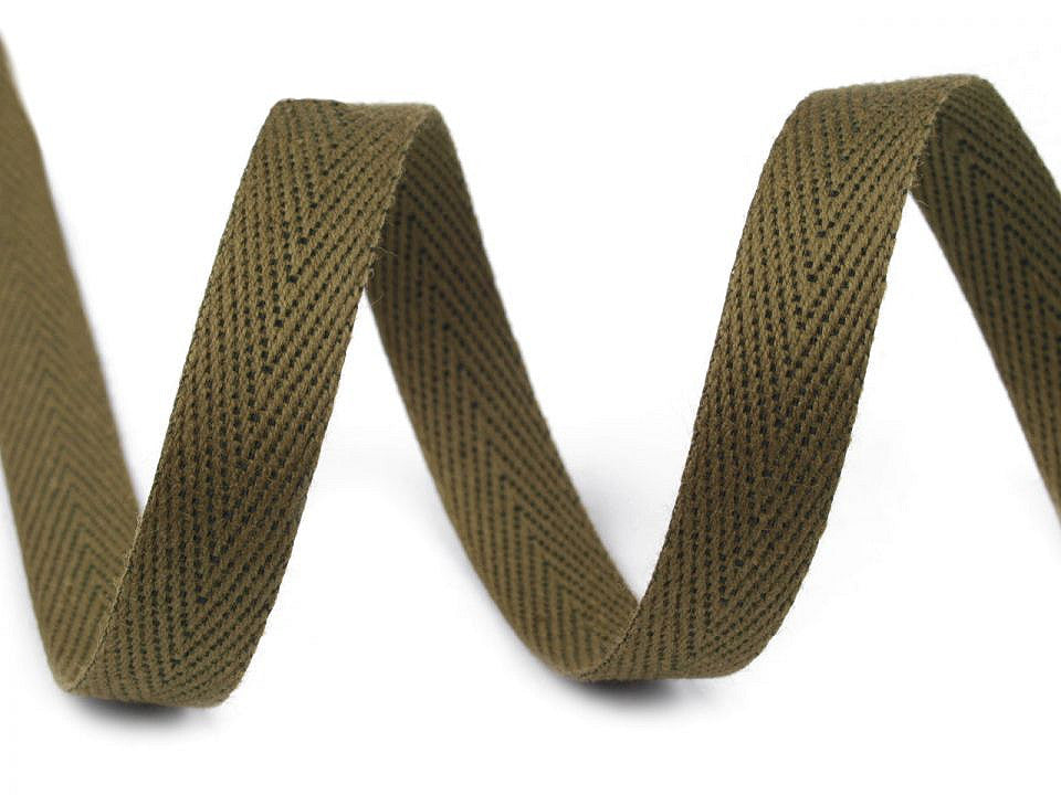 Ruban sergé à chevrons largeur 12 mm