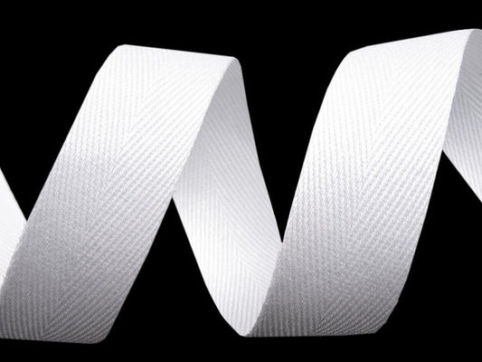 Ruban sergé à chevrons largeur 25 mm