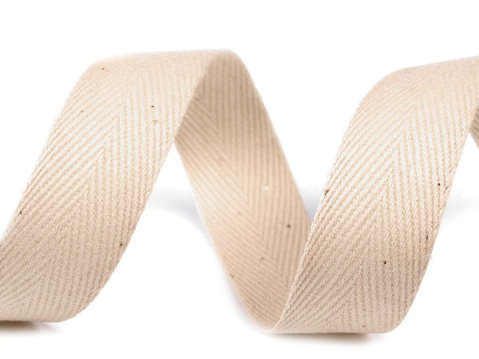 Ruban sergé à chevrons largeur 25 mm