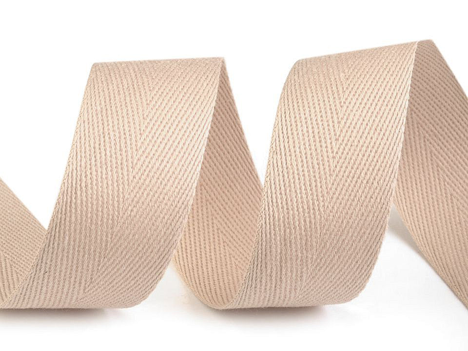 Ruban sergé à chevrons largeur 25 mm