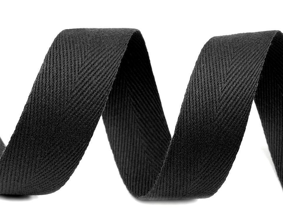 Ruban sergé à chevrons largeur 25 mm