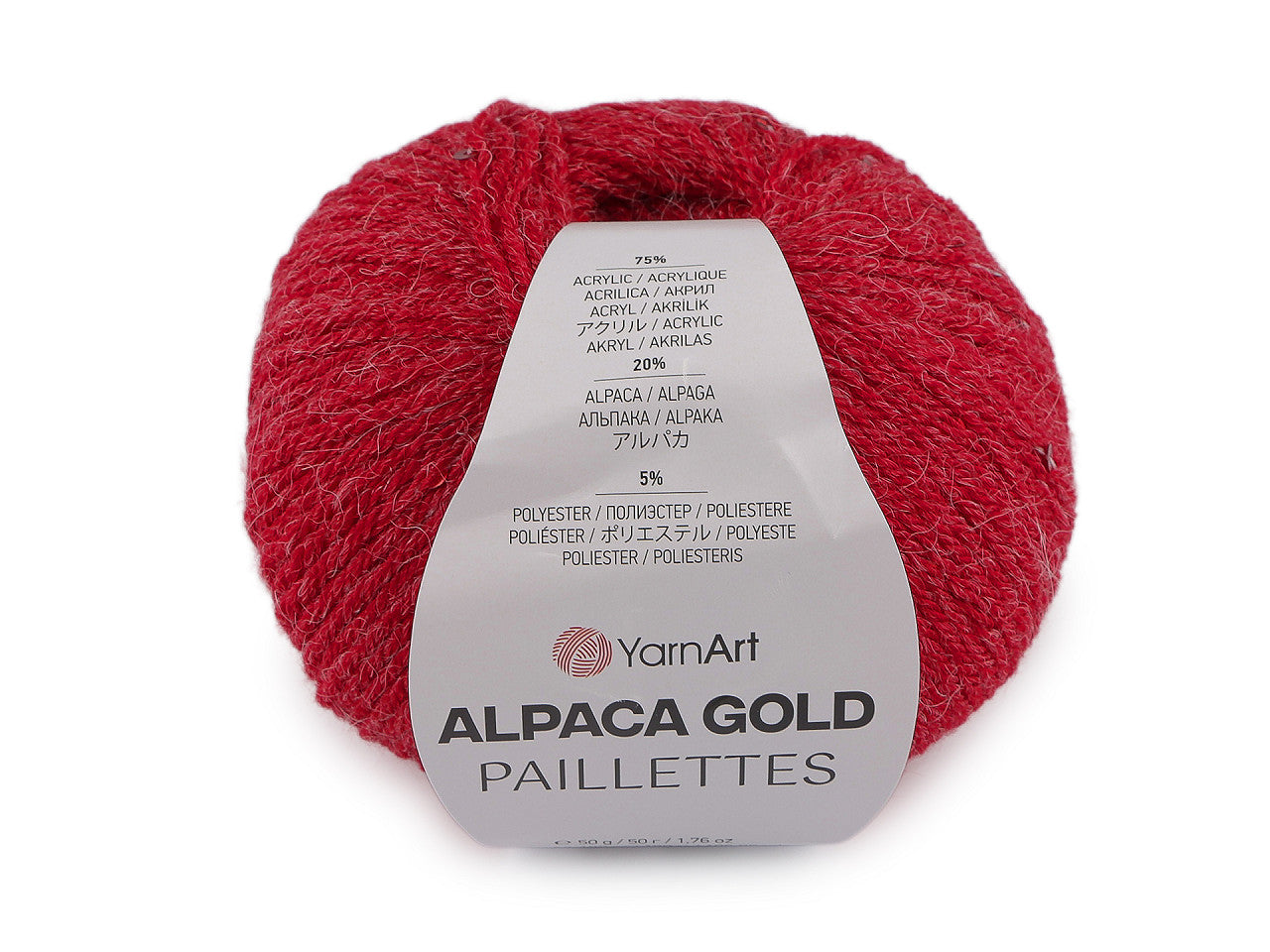 Laine Alpaca Gold avec sequins, 50 g YARNART