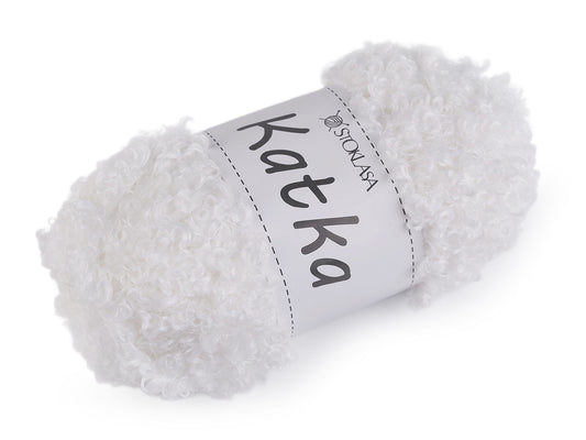 Pelote de laine bouclée Katka, 100 g