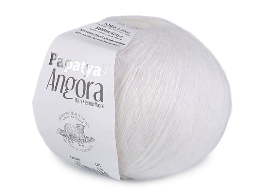 Pelote de laine Papataya Angora, 100 g - 1pc