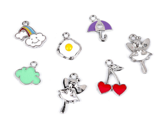 Breloque/Tirette de FAG - Arc-en-ciel, Nuage, Parapluie, Cœur, Œuf, Fée