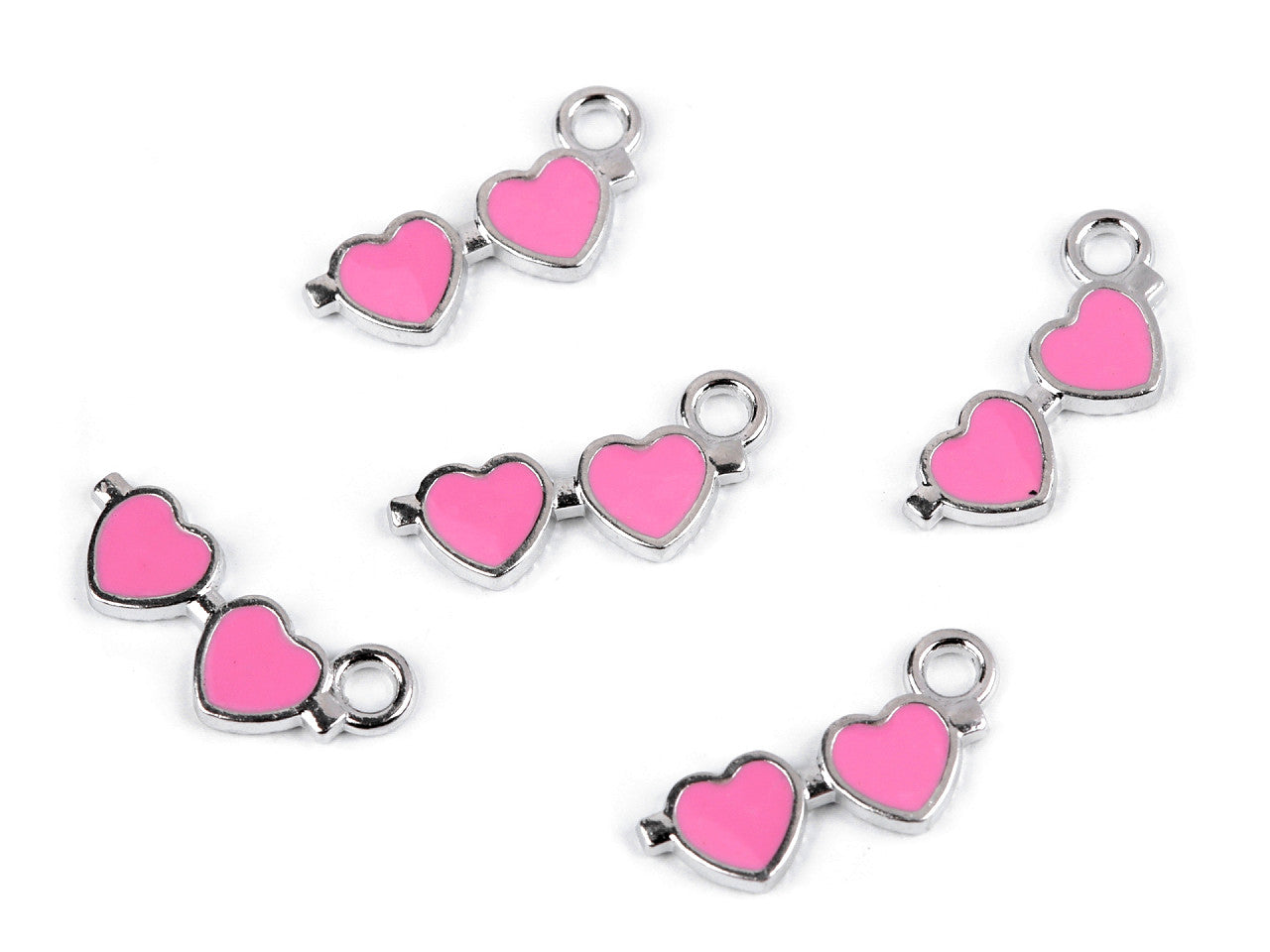 Breloque/Tirette de FAG - Lèvres, Plume, Sucette, Cœur, Champignon - 5pc