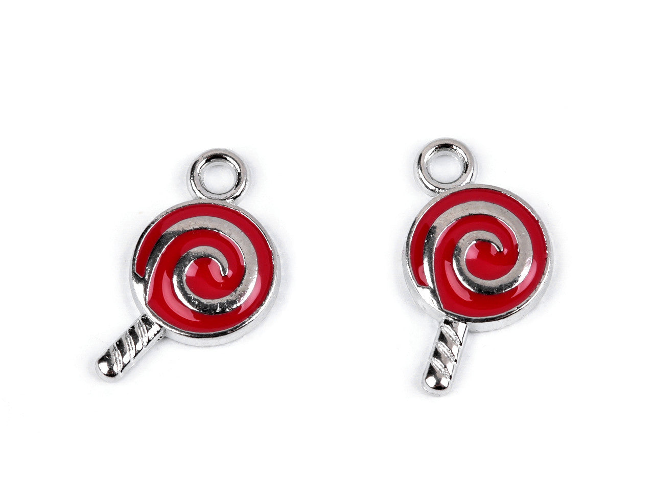 Breloque/Tirette de FAG - Lèvres, Plume, Sucette, Cœur, Champignon - 5pc