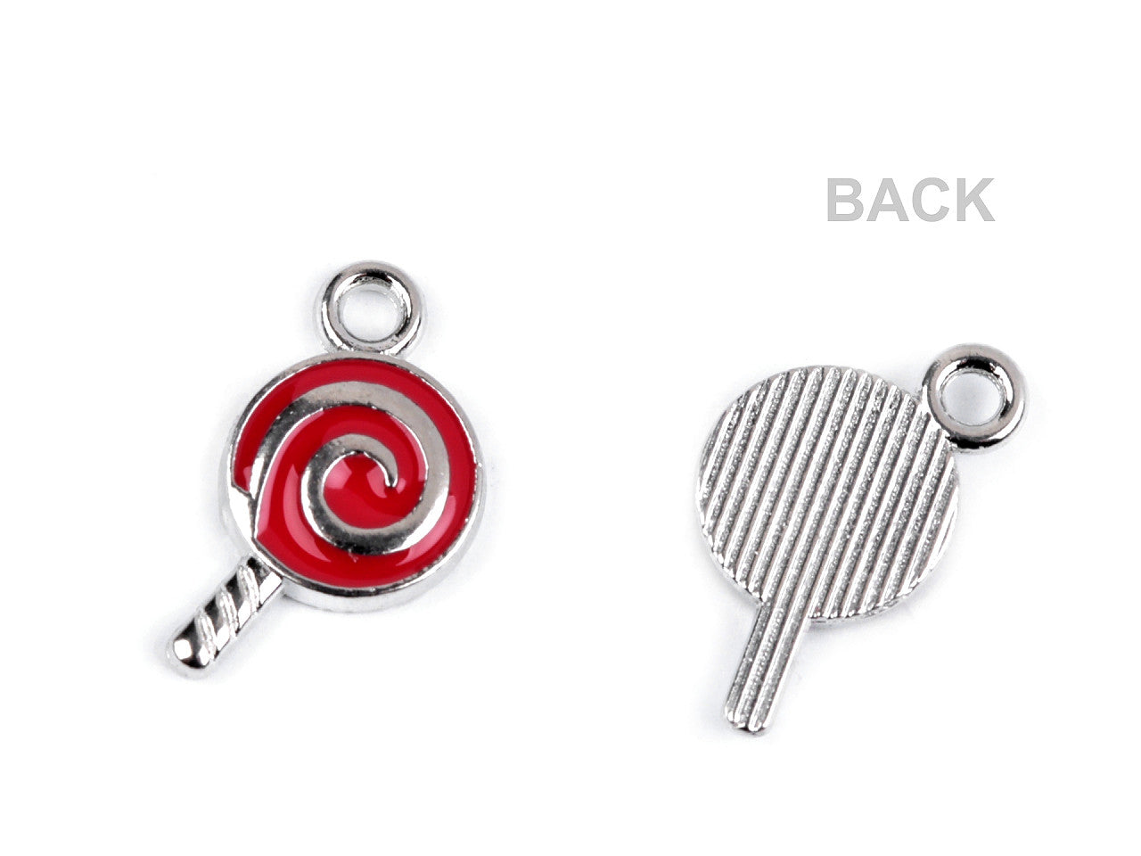 Breloque/Tirette de FAG - Lèvres, Plume, Sucette, Cœur, Champignon - 5pc