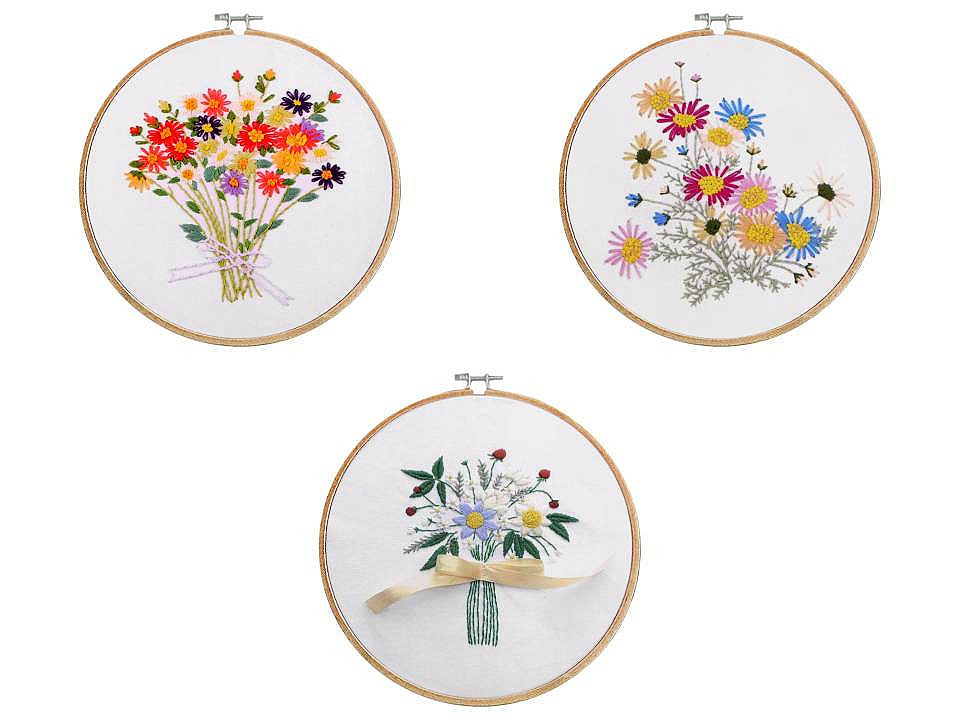 Kit de broderie/point de croix, motif pré-imprimé