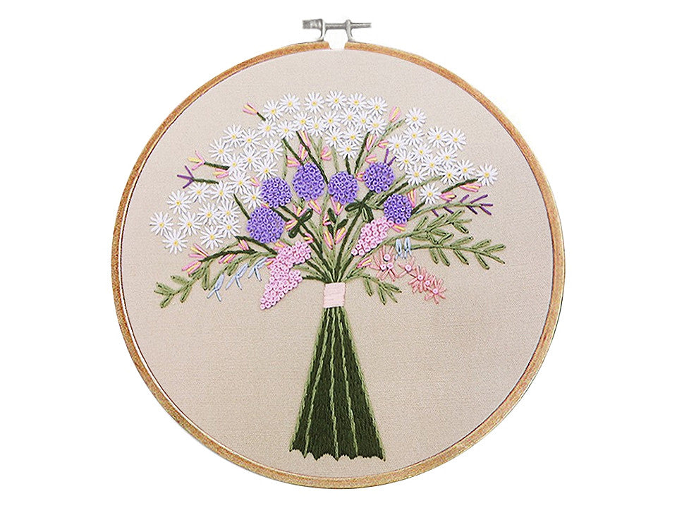 Kit de broderie/point de croix, motif pré-imprimé