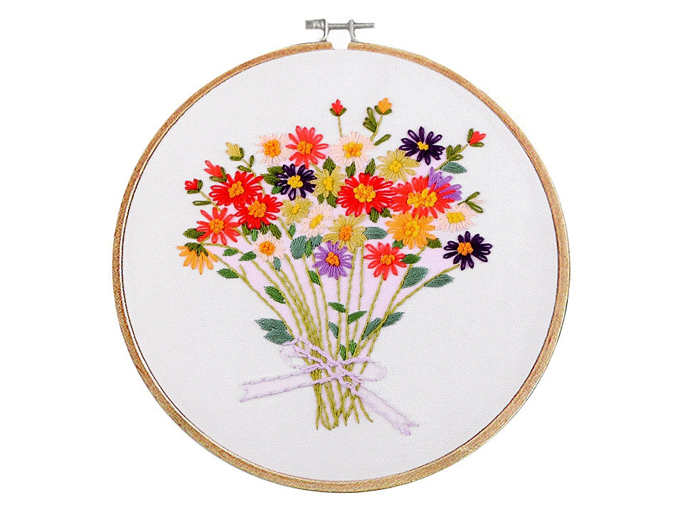 Kit de broderie/point de croix, motif pré-imprimé