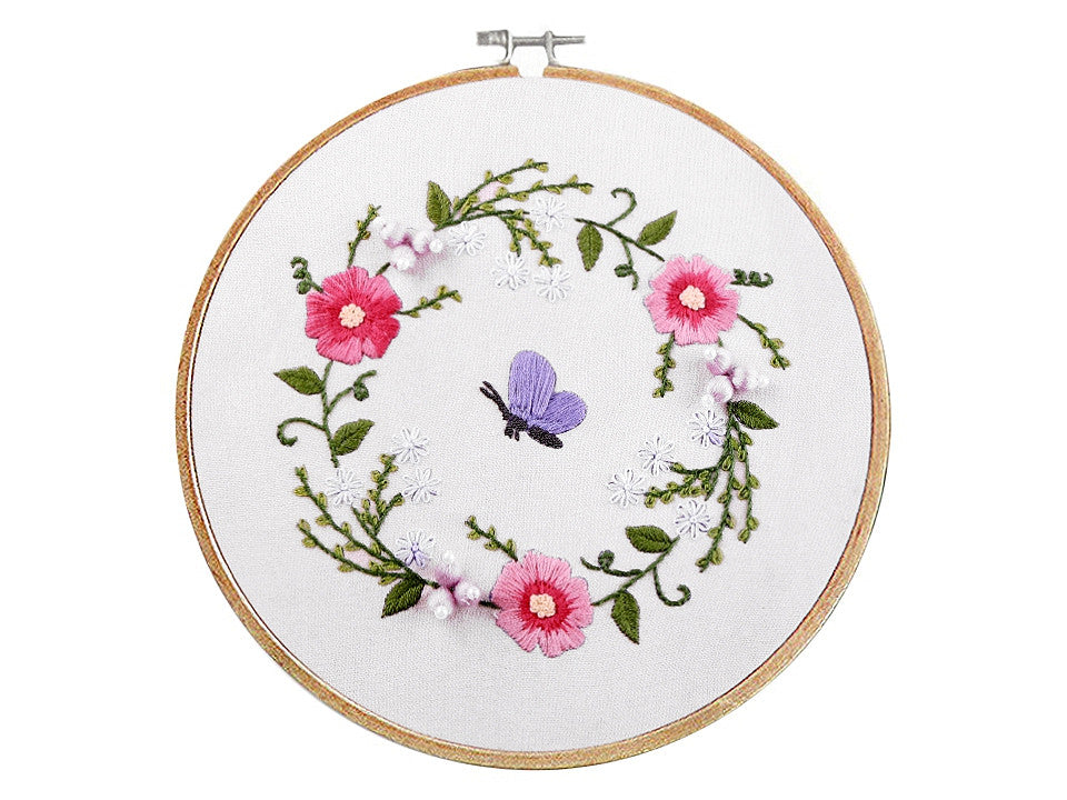 Kit de broderie/point de croix, motif pré-imprimé