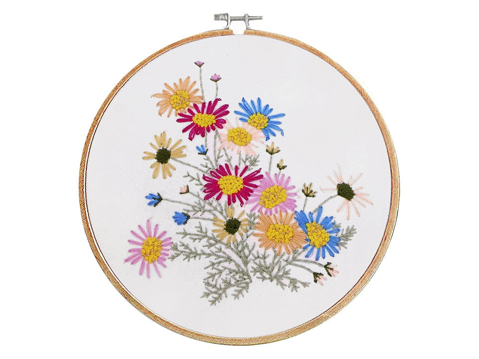 Kit de broderie/point de croix, motif pré-imprimé