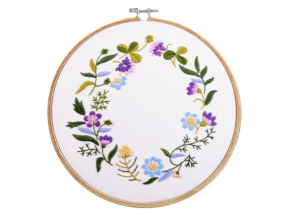 Kit de broderie/point de croix, motif pré-imprimé