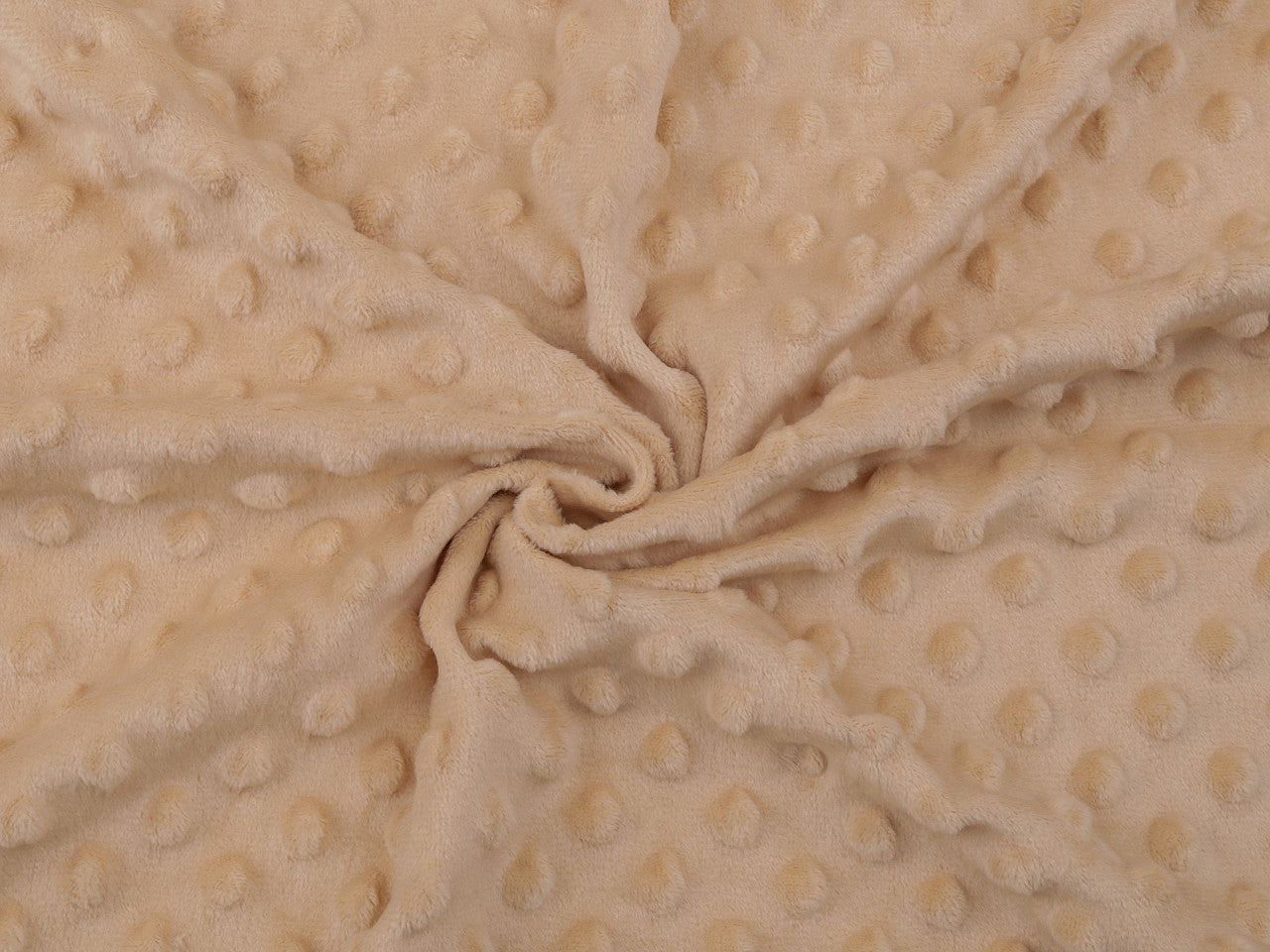 Tissu SAN Minky Plush 3D, à pois